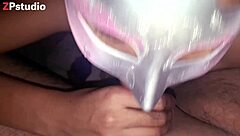 Cute Latina Housewife Sucks Cock Swallows Cum in Dirty Homemade Mamada