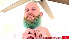 jeanie marie sullivan rims brian omally while jerking him hard