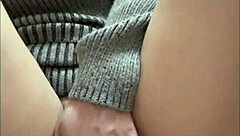 Stressed cabby rubs stinky pussy 😩💦