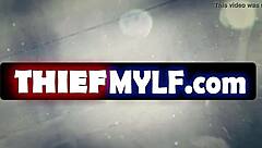 Blonde milf alura jenson caught stealing takes big cock bent over in office 🚔🍑