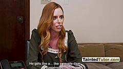 feeling so desperate, librarian blackmailed by principal submits fully for stepson