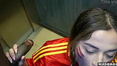 damn that big ass spanish babe got anal fucked and dp'd hard in the parking lot after soccer 😈🍑🔥