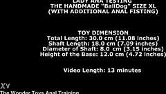 lady ana crams handmade balldog xl in her ass plus epic fisting for squirting orgasms 🔥🍑