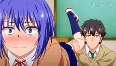 whoa these lesbians fuck hard in school 😈 girls grinding wild!!