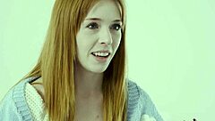 suggestive redhead milf tenant lick trimmed pussies moan on sofa