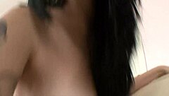 dude sitter nicole malice rides cock then takes massive facial from clients husband