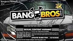 Shaved Brunette Pussy Blown on Vacation Wheels