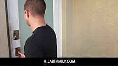 curvy hijab teen feels such joy learning blowjob skills fast