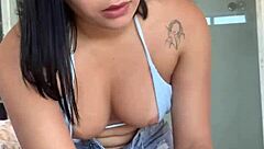 sara blonde takes raw creampie in ass from john coffee