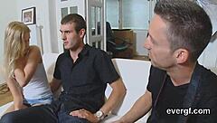 broke lover watches flirty friend ream ex-girlfriend pussy for cash?