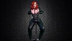 Granny Carmen's Gloved Metal Doggystyle Pounding Unleashed