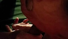 Joanna's Granny Mouth Devours My Cock in Hot Suck Session