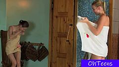 pool party turns wild with lileika zdenka marushek gavrushek and volo first time fun