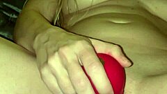 Cute Blonde Milf Fingers Dripping Pussy To Intense Orgasm With Toy After Bath