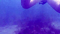 Underwater Creampie While Swimming After Cumming Inside Wet Pussy