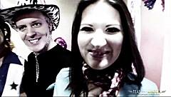 Two Chicks Fiercely Suck And Ride Big Cocks Hard