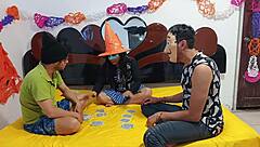 eating beautiful cunning witch pussy halloween