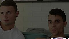 Bisexual Studs Spit-Roast Pussy in Steamy MMF Threeway Cumfest!