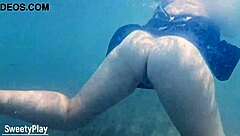 Underwater Creampie While Swimming After Cumming Inside Wet Pussy