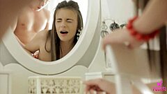 Owen P Slams Piper Q's Sweet Pussy to Explosive Facial