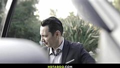 Deborah's Petite Asian Pussy Ravaged by Old Interracial Cock.