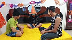 eating beautiful cunning witch pussy halloween