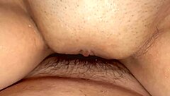 Amateur milf's shaved pink pussy closeup 220 days post virginity loss