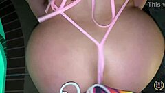 curvy ebony takes bbc deepthroat doggy outdoor pussy lips