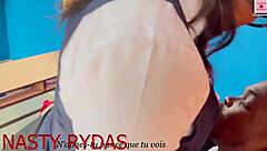 Bad Student Seduces with Big Tits Cowgirl Creampie to Bribe Exams!