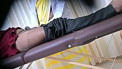 doc, your handjob on my cock feels too damn good!