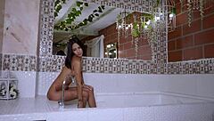 Friend Delivers Intense Doggystyle Pounding To Sexy Colombian In Hotel Room