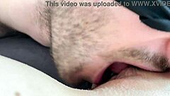 Watch him devour her wet pussy close up