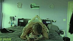 Tatted goth babe rides him hard till he explodes over and over