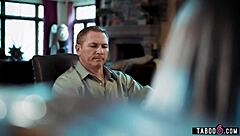 a religious family surrenders to hidden desires in taboo threesome