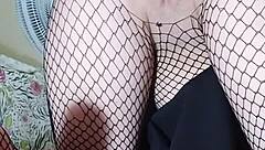 gostosa toys her ass after pussy play, damn that's hot