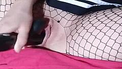 gostosa toys her ass after pussy play, damn that's hot