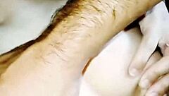 Skinny mature latina enjoys powerful homemade sex with big cock up close.