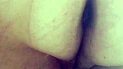 bbw latina caresses hairy ass on bed teasing urges