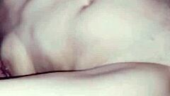 Skinny mature latina enjoys powerful homemade sex with big cock up close.