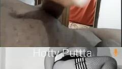 watch this hot latina milf's shaved pussy take massive cum tribute