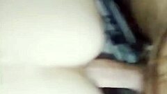 Skinny mature latina enjoys powerful homemade sex with big cock up close.