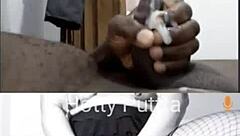 watch this hot latina milf's shaved pussy take massive cum tribute