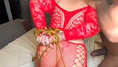 Tiffany Montavani bound by rope for thrilling deep session in Sheer