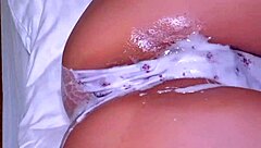 Stepdad rubs black cock on my tight squirting asian pussy pov