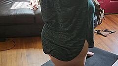 Early MORNING YOGA with this BIG TITS mature MILF gets wild!