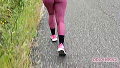 damn that ebony with huge ass in leggings running alone thru forest 🍑🏃‍♀️🌲