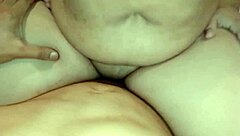 i pound this chubby girl's huge pussy in motel as she rides my cock wildly