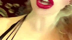 Mistress dominates slave in kinky stockings cash sex