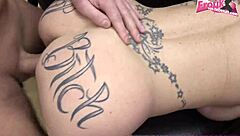 homemade german milf gets sandwiched in anal threesome