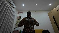 Curvy black wife slurps huge dick and gulps my hot cum POV